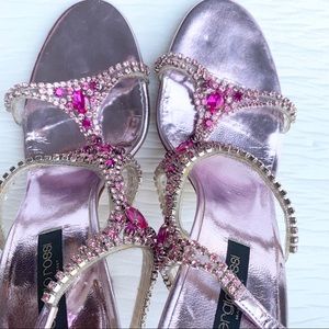 Sergio Rossi Swarovski Crystal heeled sandal